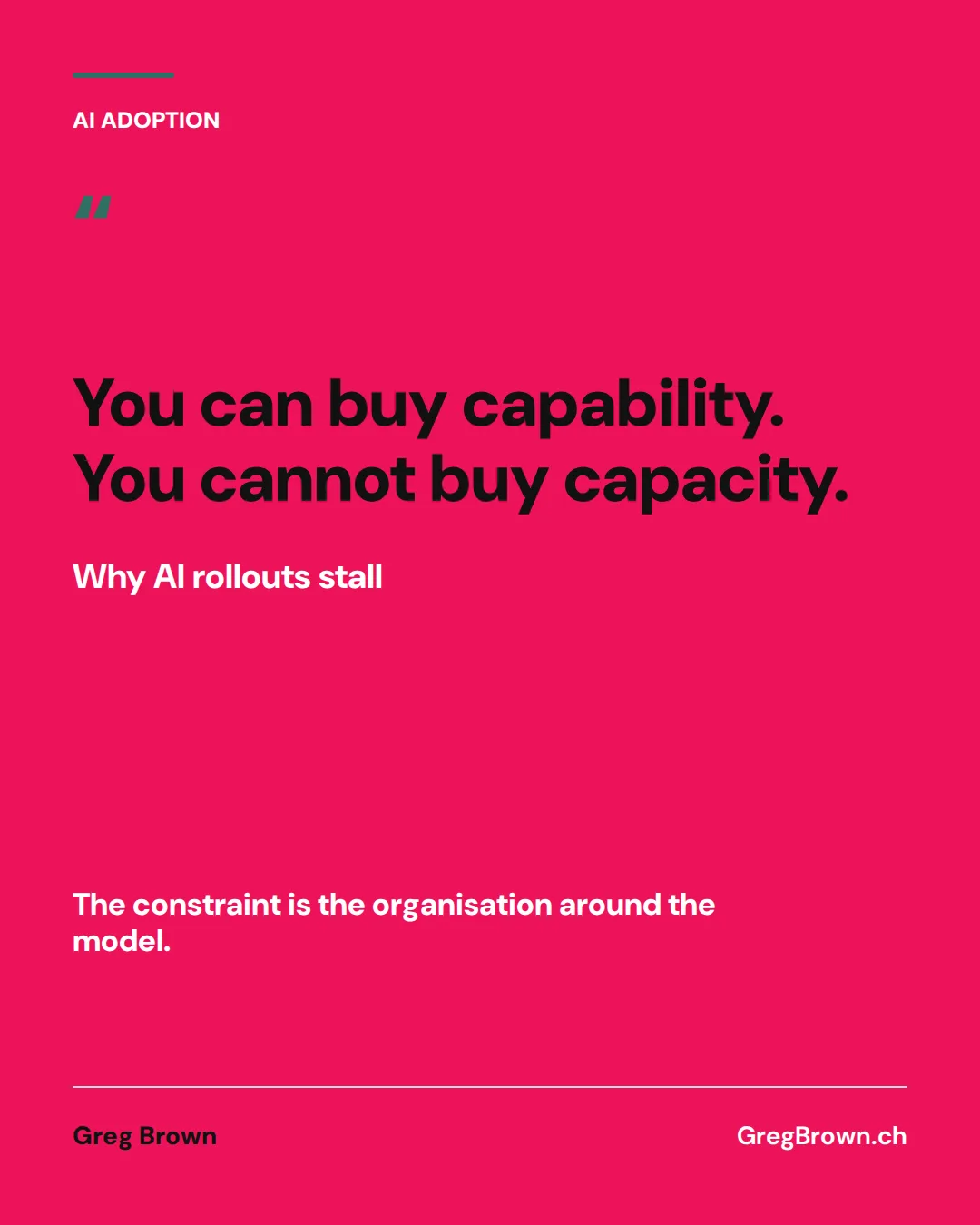 Absorptive capacity: the bottleneck was never the tool (corrected, verified figures)