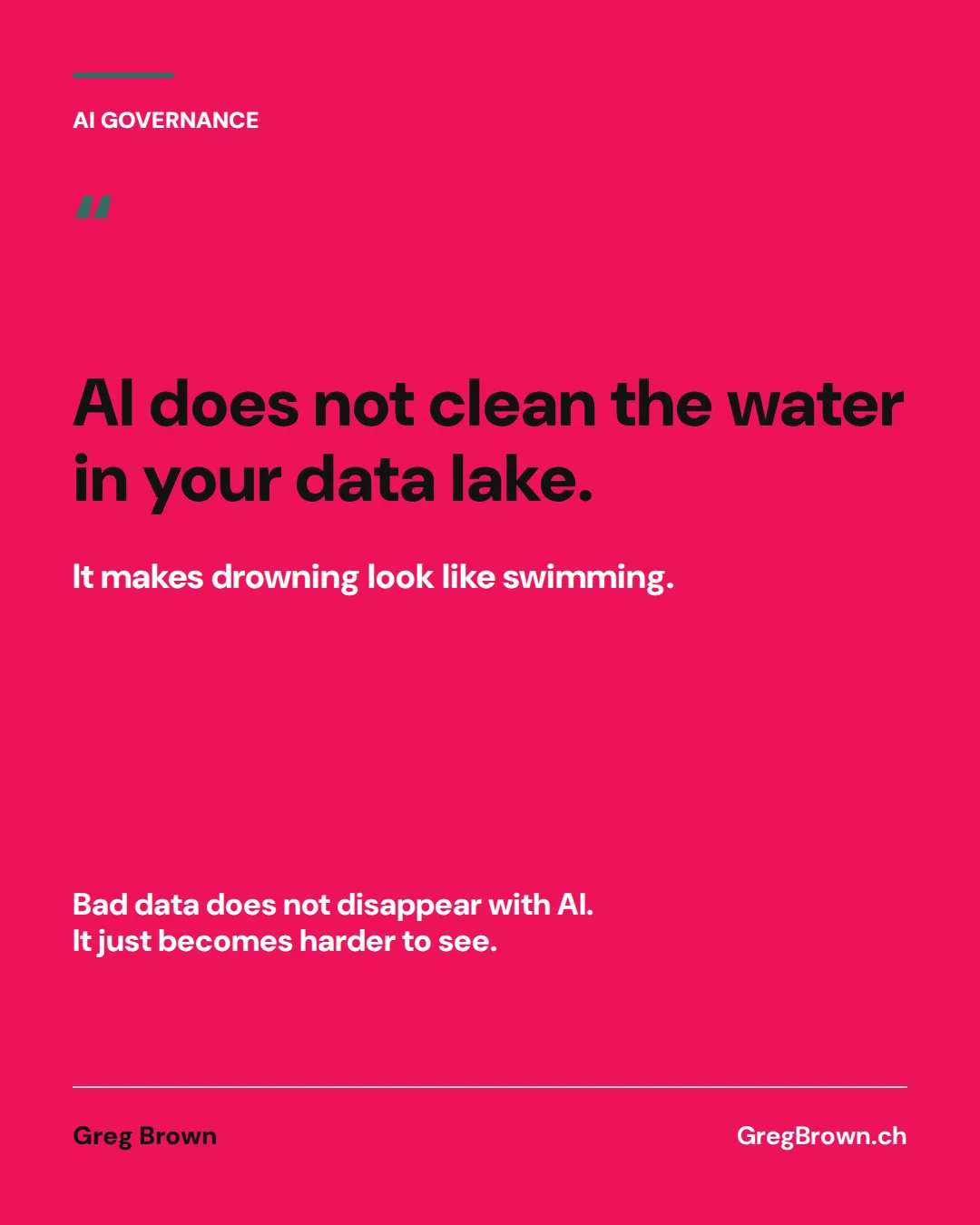 CRM 90 to 12: AI cannot fix dirty data